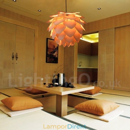 Rustik Lodge Wood Pinecone Pendellampa Rustik Lodge Wood Pinecone Pendellampa