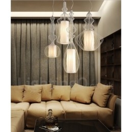Country Vintage Metall Vas Form Taklampa