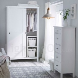Modern Contemporary 1 Light Wood Concrte Pendellampa