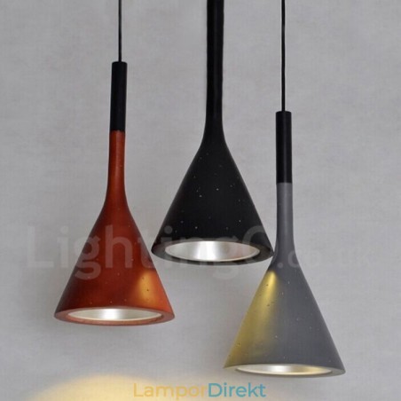 1 Ljus Vintage Concrte Pendellampa 1 Ljus Vintage Concrte Pendellampa