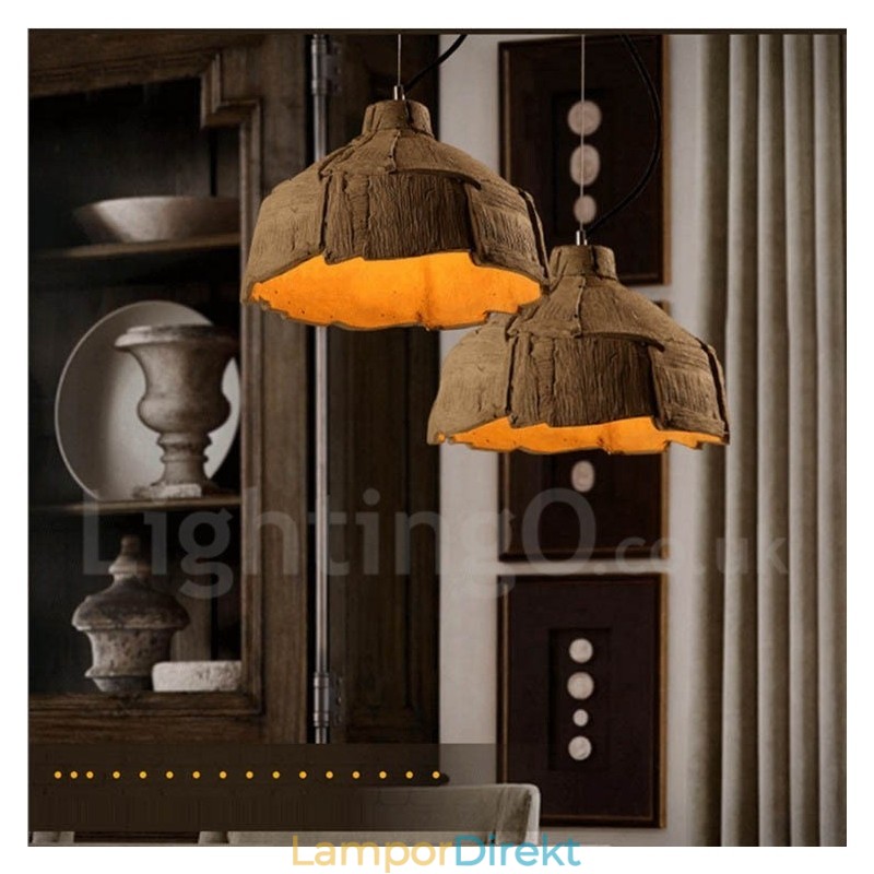 Vintage Concrte Taklampa