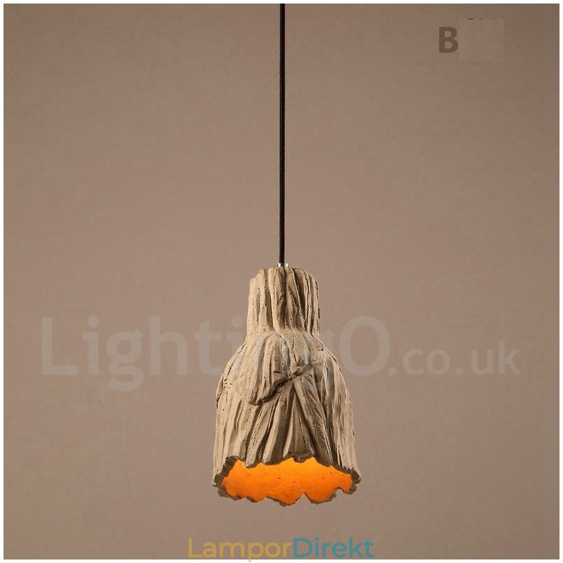 Vintage Concrte Taklampa