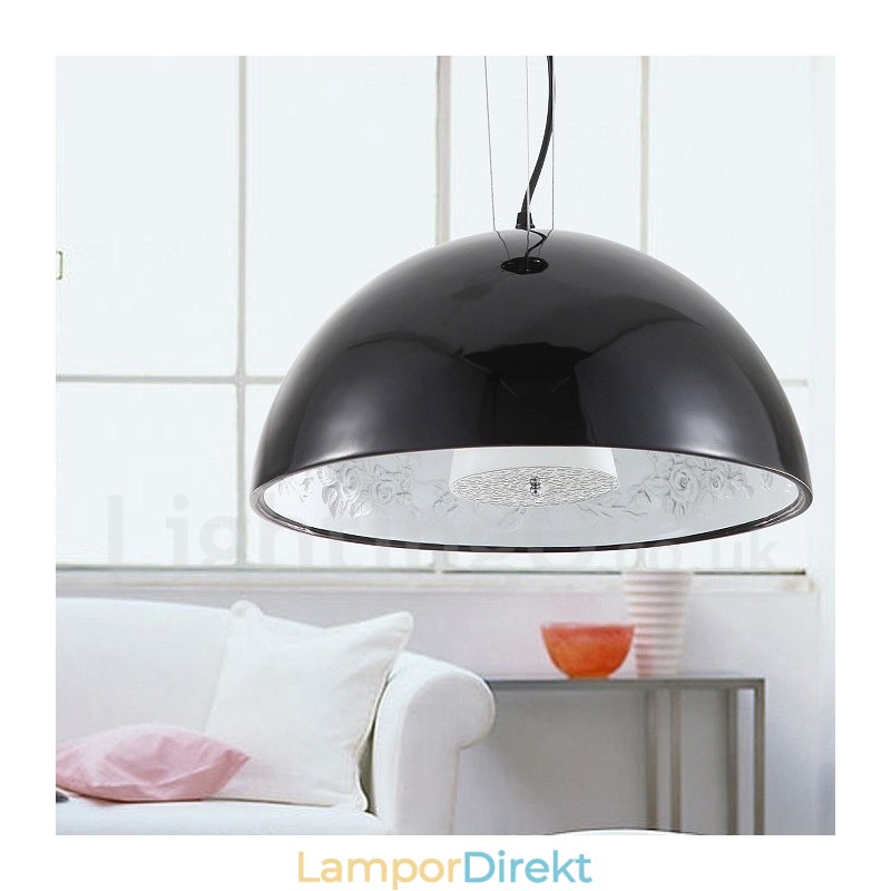 Black Rustic Lodge 1 Ljus Taklampa