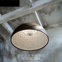 Black Rustic Lodge 1 Ljus Taklampa