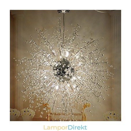 Modern Lantern Globe Crystal Chrome Metal Flush Mount Modern Lantern Globe Crystal Chrome Metal Flush Mount