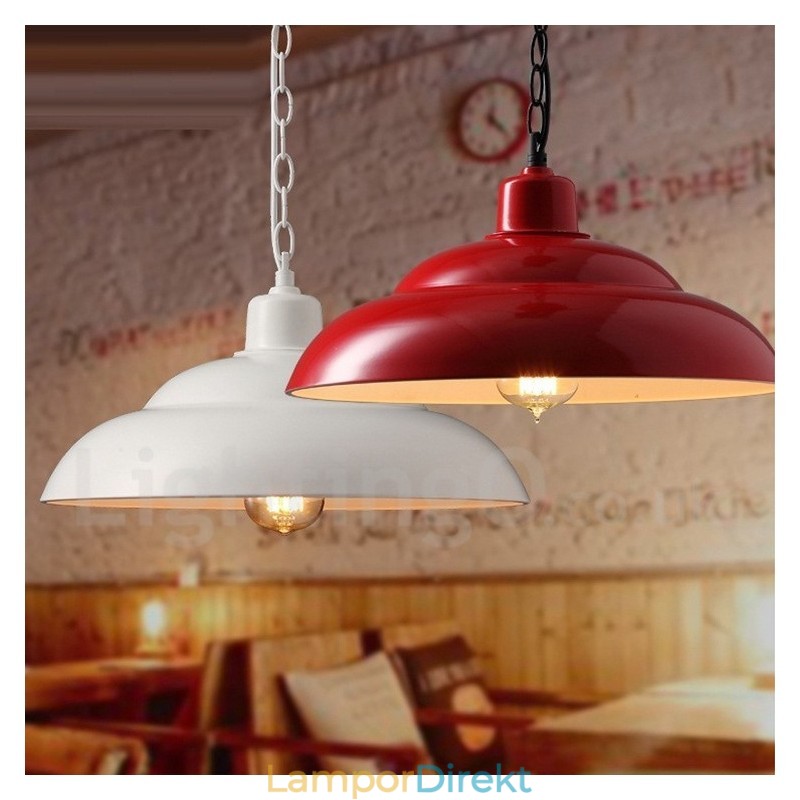 Retro Vintage 1 Ljus Taklampa