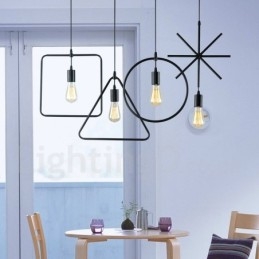 Modern Contemporary Metal 1 Light Pendel Light