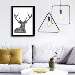 Modern Contemporary Metal 1 Light Pendel Light
