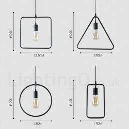 Modern Contemporary Metal 1 Light Pendel Light