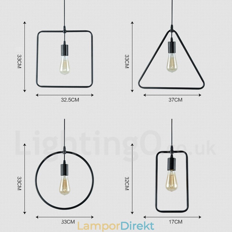 Modern Contemporary Metal 1 Light Pendel Light