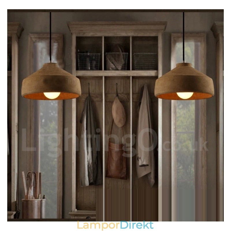 Modern Contemporary Concrte Single Light Pendellampa