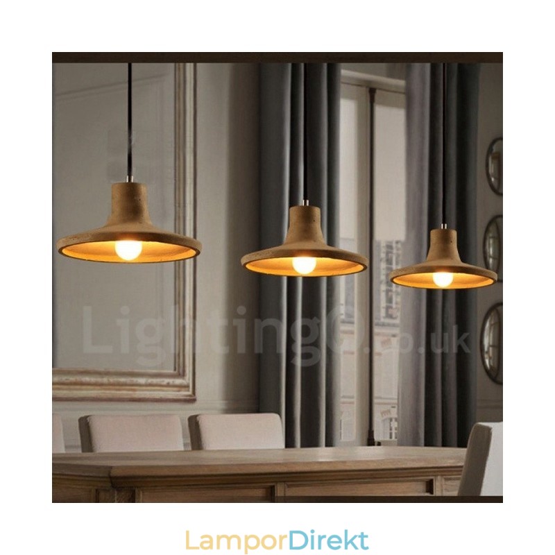 Modern Contemporary Concrte Single Light Pendellampa