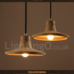 Modern Contemporary Concrte Single Light Pendellampa