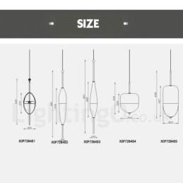 Modern Och Modern Gradientfärg Taklampa Med Glasskärm