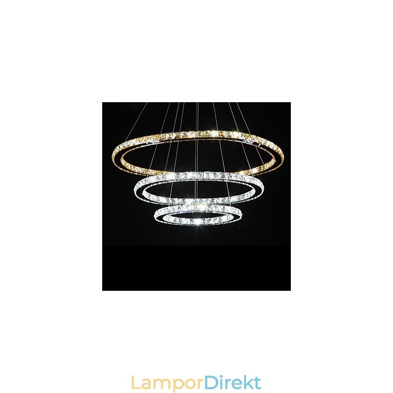 Taklampor Med Fashion Style Ring Crystal Taklampa