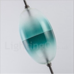 Modern Och Modern Gradientfärg Taklampa Med Glasskärm