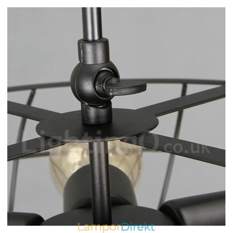 Retro Vintage 5 Light Pendellampa