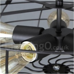 Retro Vintage 5 Light Pendellampa