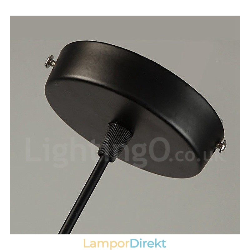 Retro Vintage Metall 1 Ljus Taklampa