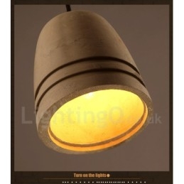 Retro Vintage Concrte Pendellampa