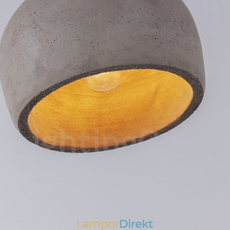 Retro Vintage Wood Concrte Single Light Pendellampa