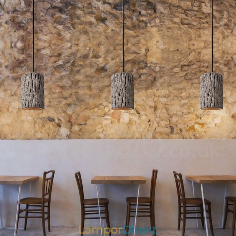 Retro Vintage Concrte Pendellampa