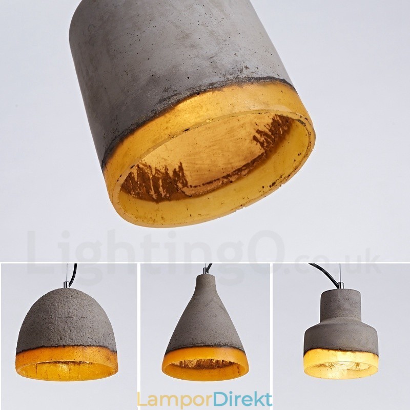 Modern Contemporary Concrte 1 Light Pendellampa
