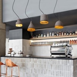 Modern Contemporary Concrte 1 Light Pendellampa