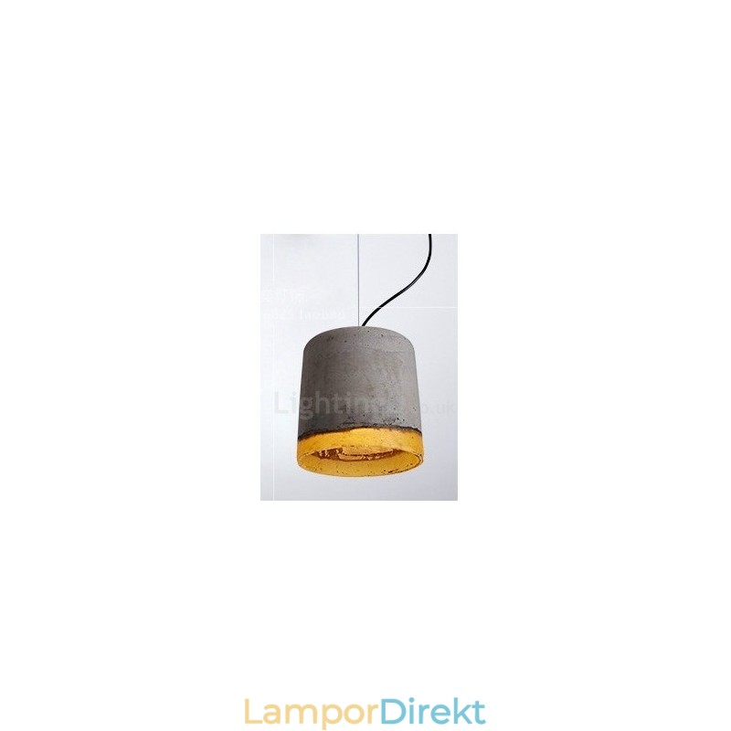 Modern Contemporary Concrte 1 Light Pendellampa
