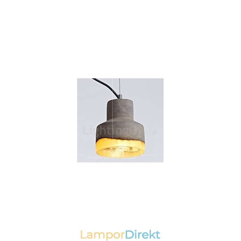 Modern Contemporary Concrte 1 Light Pendellampa