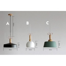 Modern Och Modern Flerfärgad Taklampa