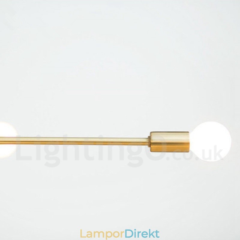 Modern Contemporary Copper 5 Light Chandelier Lamp