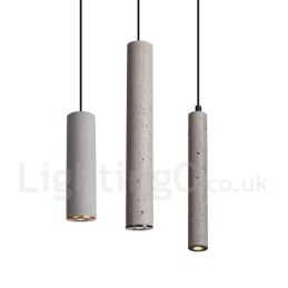 Modern Contemporary Concrte 1 Light Pendellampa