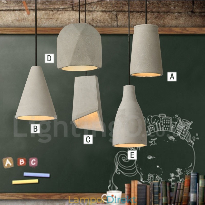 1 Light Concrte Pendellampa