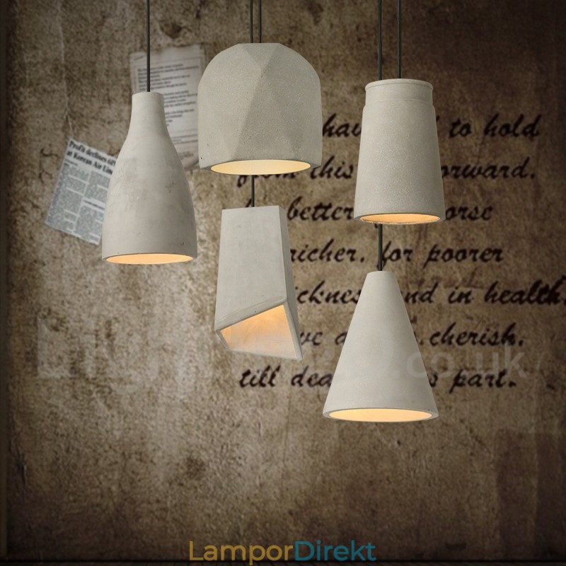 1 Light Concrte Pendellampa