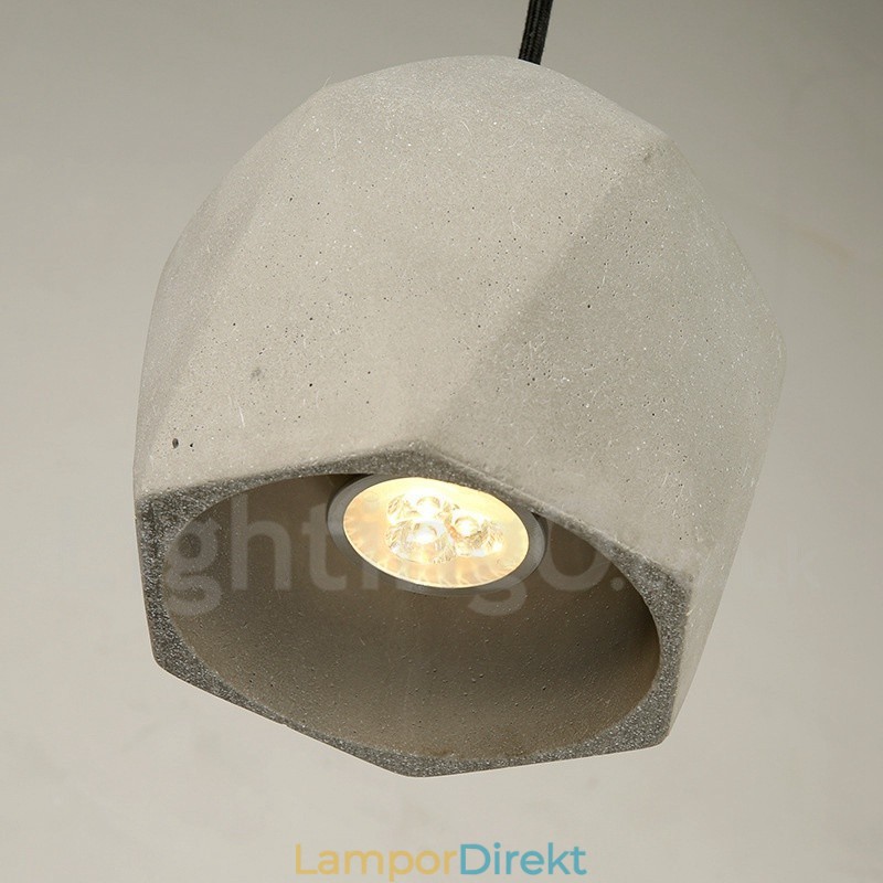 1 Light Concrte Pendellampa