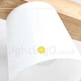 3 Ljus Modern Contemporary Wood Pendellampa