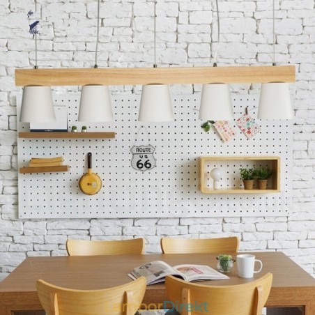5 Ljus Modern Contemporary Wood Pendellampa 5 Ljus Modern Contemporary Wood Pendellampa