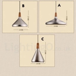 Modern Contemporary Metal 1 Light Pendel Light