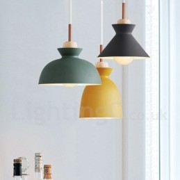 Modern Och Modern Metall Multifärgs Taklampa