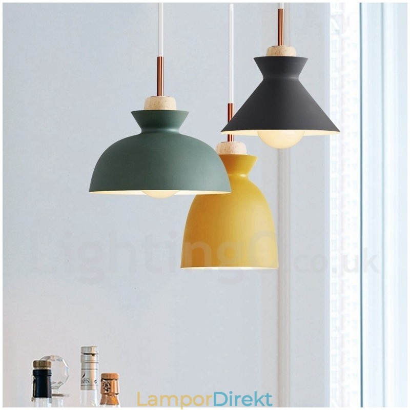 Modern Och Modern Metall Multifärgs Taklampa