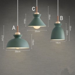 Modern Och Modern Metall Multifärgs Taklampa