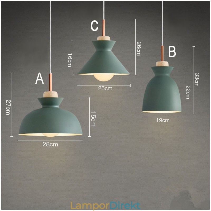 Modern Och Modern Metall Multifärgs Taklampa