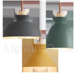 Modern Och Modern Metall Multifärgs Taklampa