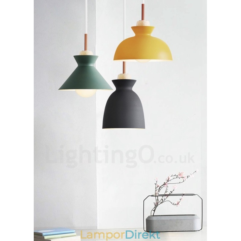 Modern Och Modern Metall Multifärgs Taklampa