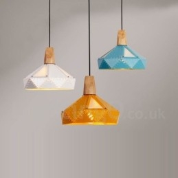 Single 1 Light Modern Contemporary Multi Colors Pendellampa