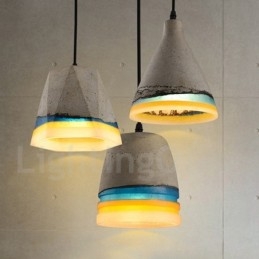 Vintage Concrte Taklampa