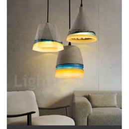Vintage Concrte Taklampa