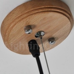 Modern Contemporary Wood 3 Light Pendel Light
