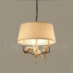 3 Light Rustic Lodge Vintage Pendel Light
